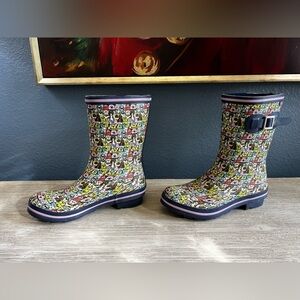 BOBS from Skechers Multicolor Patterned Rain Boots